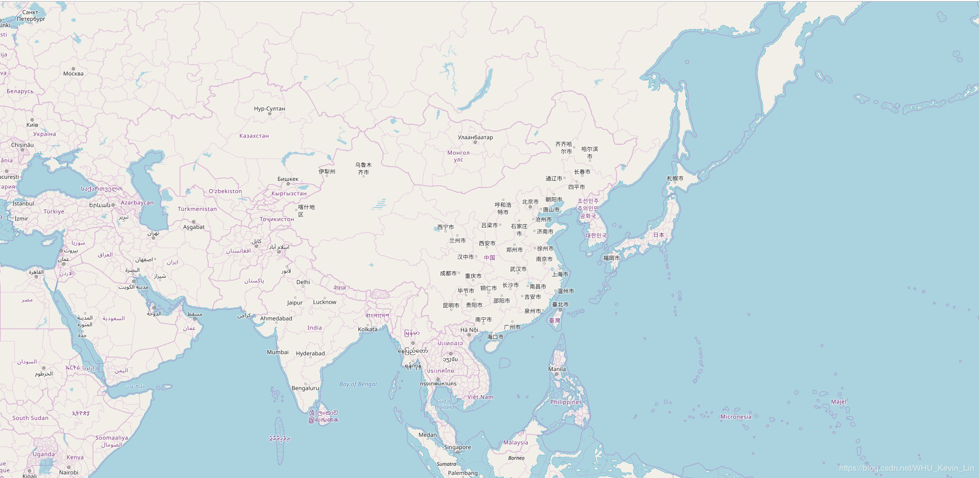 图5 基本地图页面